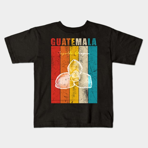 Guatemala, Guatemalan, Guatemalan pride, Guate, Chapin, Chapina, Chapines, Xela, Quetzaltenango, Guatemalteco, Guatemalteca Kids T-Shirt by Osmin-Laura